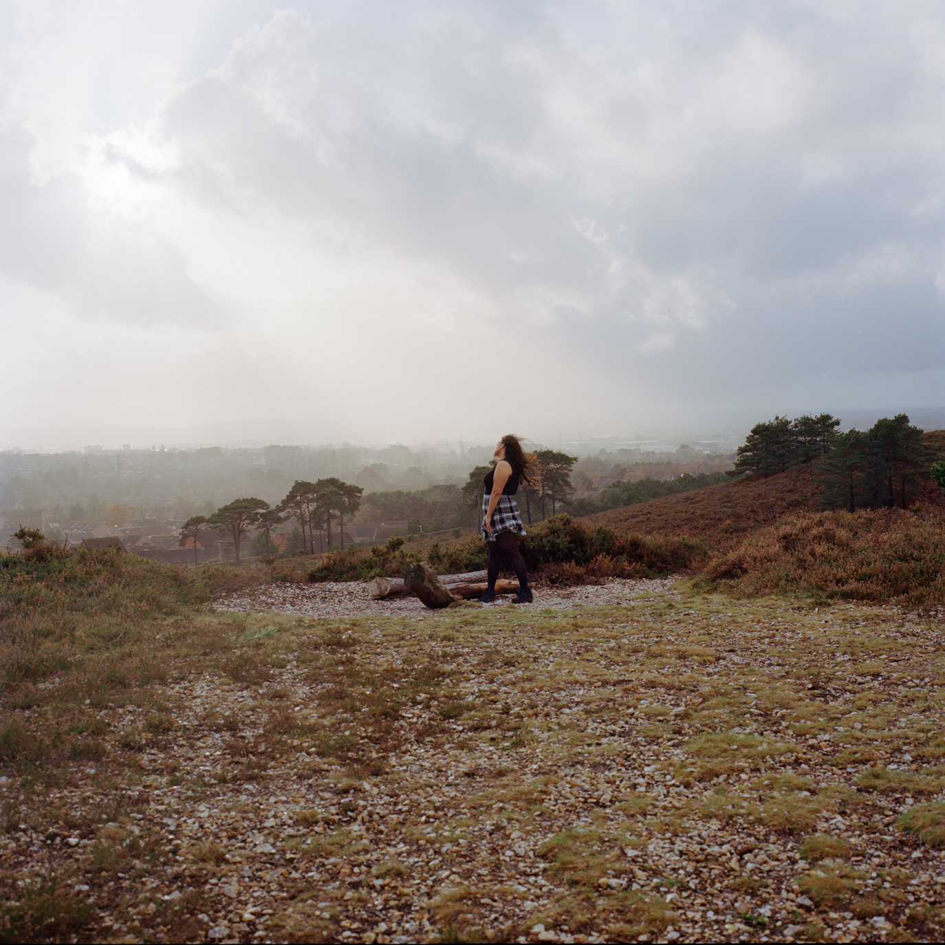 Figure in a landscape